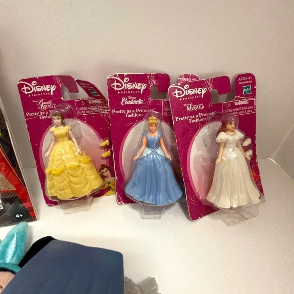 Disney Pixar Lot Princess Cake Toppers Car Tattoos Daisy Duck Mickey Plush A